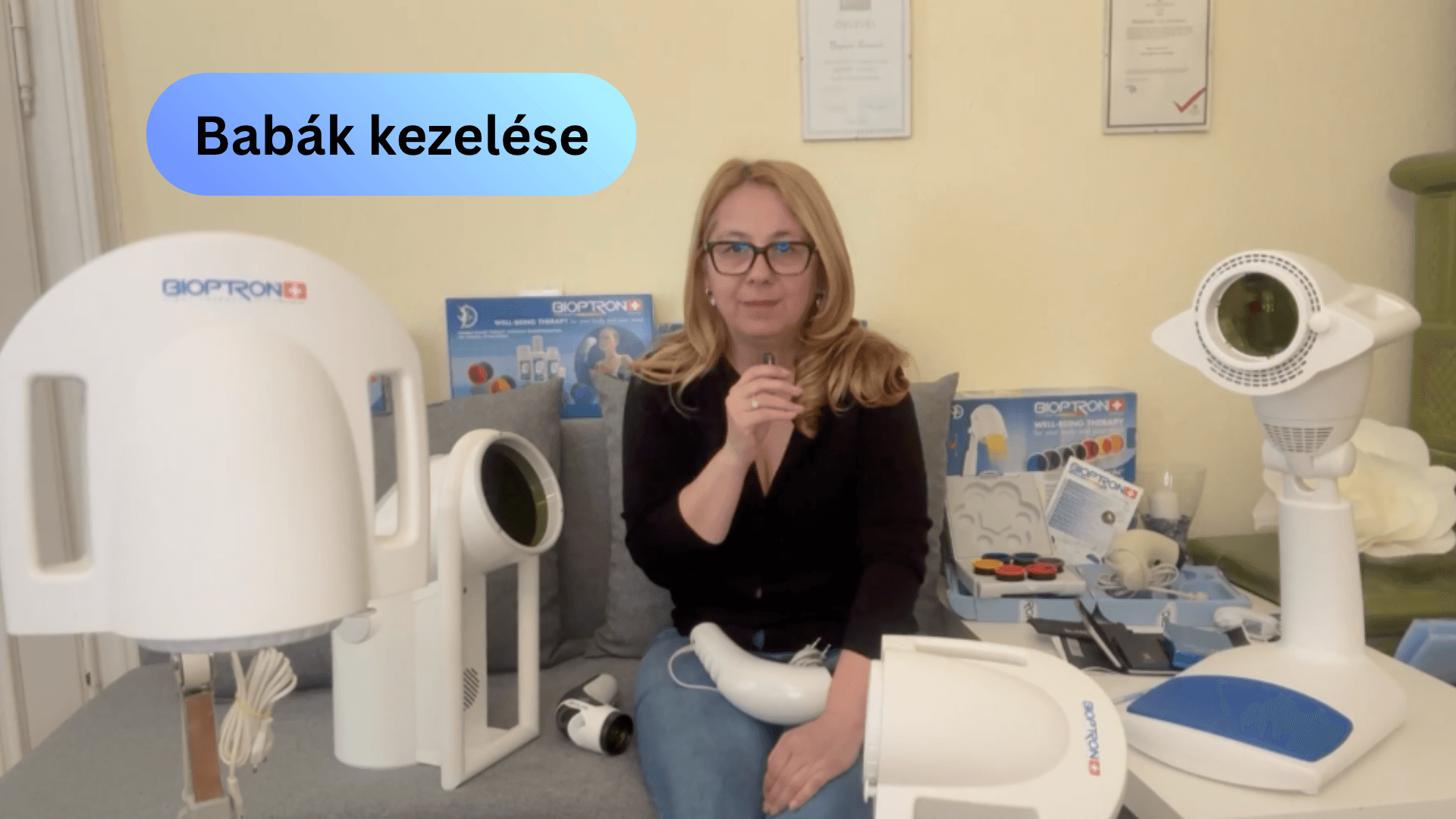 Babák kezelése bioptron lámpákkal